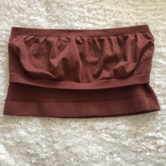 Aerie never worn bandeau maroon - Picture 3 of 5